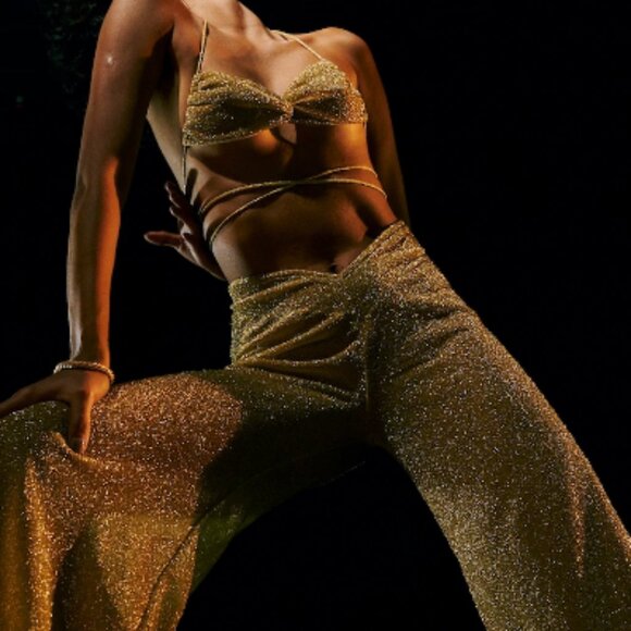 Gold lurex disco set - Picture 4 of 9